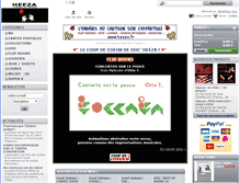 Tablet Screenshot of heeza.fr